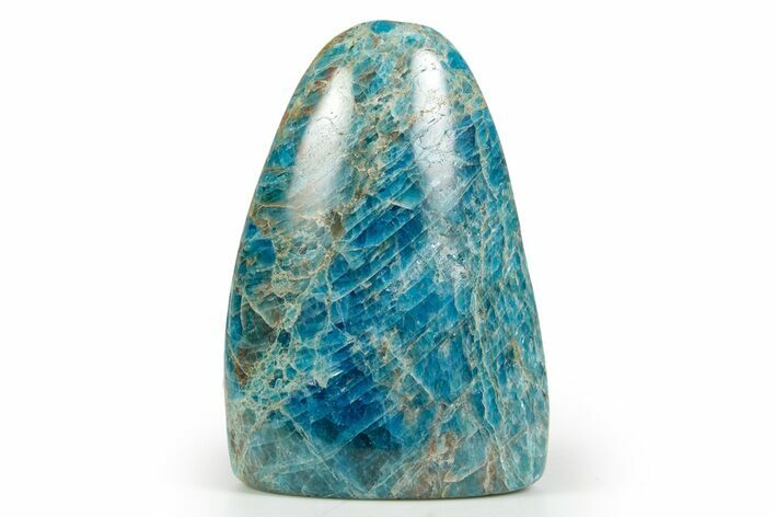 Free-Standing, Polished Blue Apatite - Madagascar #361990